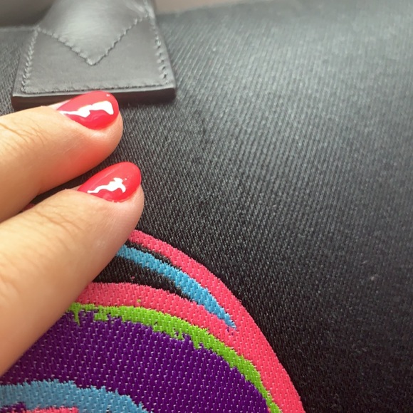 Versace Medusa black tote - calf leather handles. - Picture 3 of 11